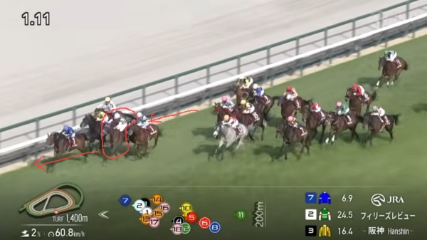 フィリーズレビューの西塚神騎乗